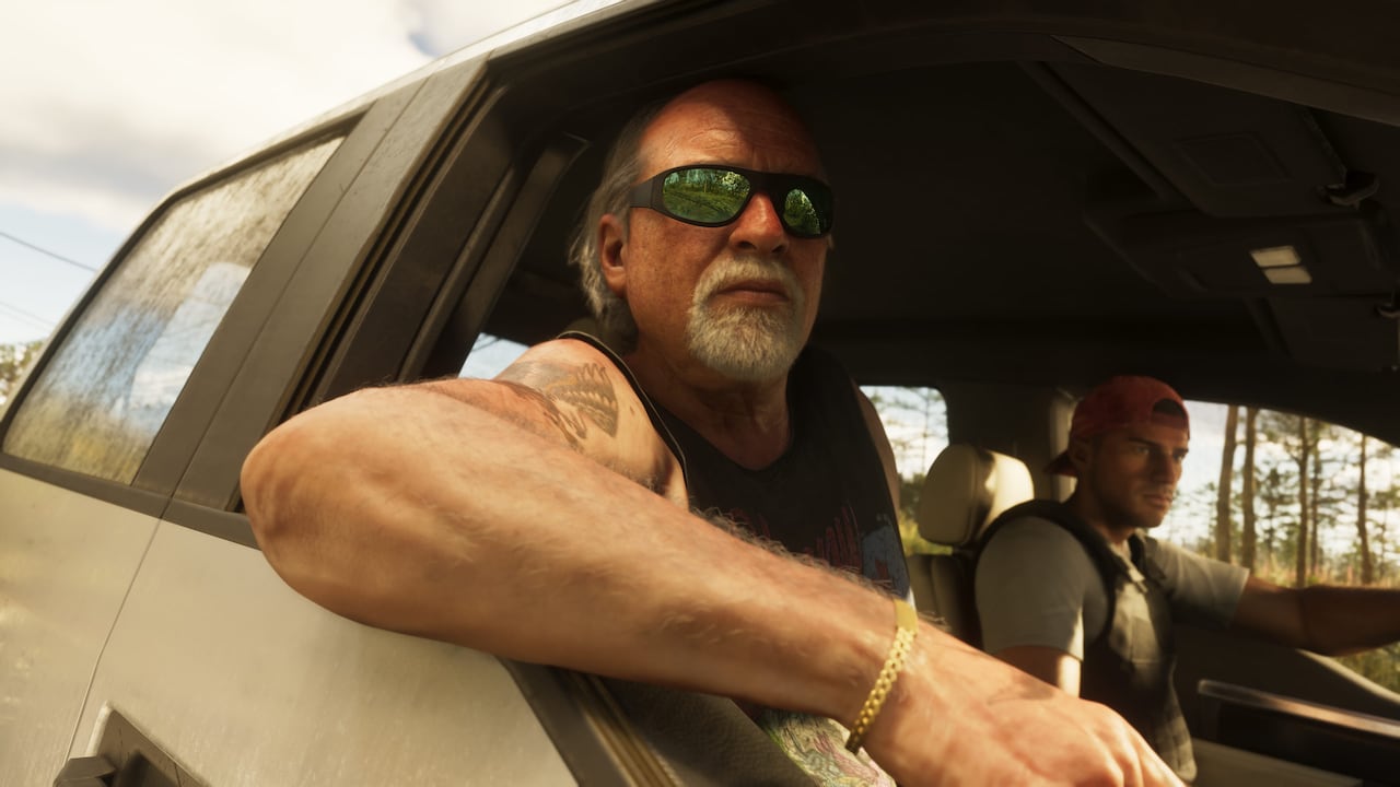 Brian Heder et Jason Duval dans une voiture.